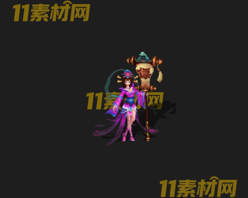 传奇人物NPC素材 动态高清PNG序列帧—NPC20260505-288