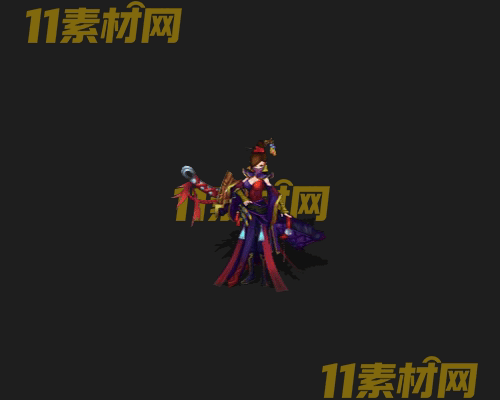 传奇人物NPC素材 动态高清PNG序列帧—NPC20260505-294