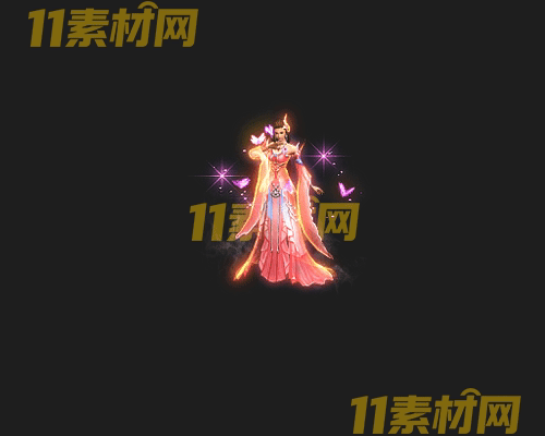 传奇人物NPC素材 动态高清PNG序列帧—NPC20260505-81