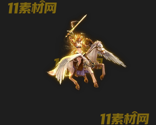 传奇人物NPC素材 动态高清PNG序列帧—NPC20260505-90