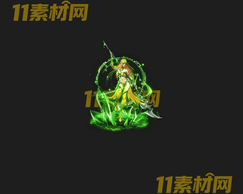 传奇人物NPC素材 动态高清PNG序列帧—NPC20260505-91