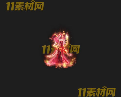 传奇人物NPC素材 动态高清PNG序列帧—NPC20260505-95