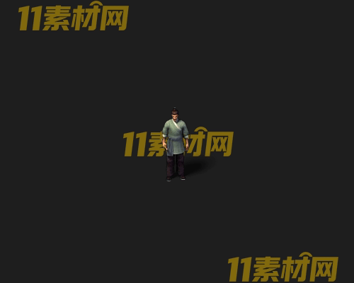 传奇人物NPC素材 动态高清PNG序列帧—NPC20260506-119