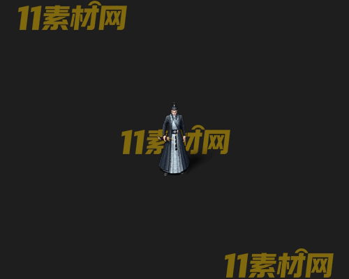 传奇人物NPC素材 动态高清PNG序列帧—NPC20260506-131