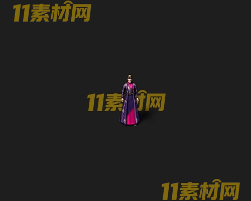 传奇人物NPC素材 动态高清PNG序列帧—NPC20260506-132