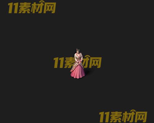 传奇人物NPC素材 动态高清PNG序列帧—NPC20260506-136
