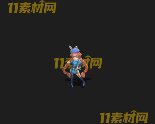 传奇卡通人物NPC素材 动态高清PNG序列帧—NPC20260506-195