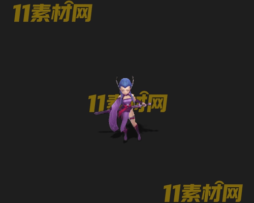 传奇卡通人物NPC素材 动态高清PNG序列帧—NPC20260506-197
