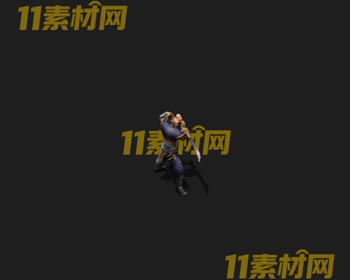 传奇人物NPC素材 动态高清PNG序列帧—NPC20260506-4
