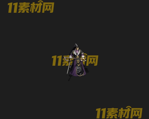 传奇人物NPC素材 动态高清PNG序列帧—NPC20260506-45