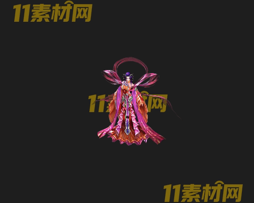 传奇人物NPC素材 动态高清PNG序列帧—NPC20260507-103