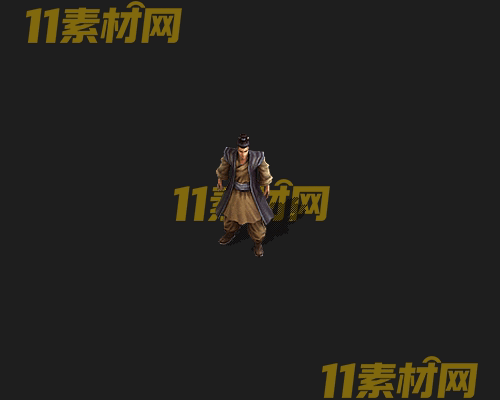 传奇人物NPC素材 动态高清PNG序列帧—NPC20260507-137