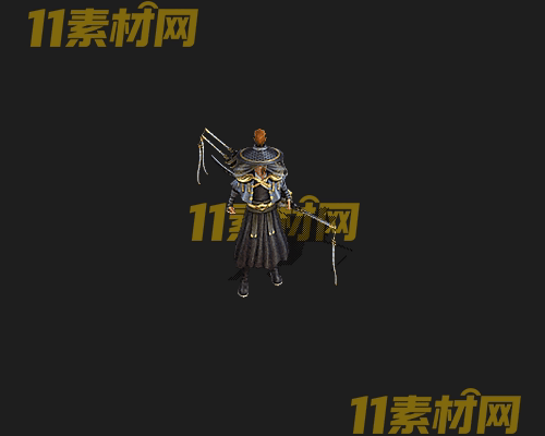 传奇人物NPC素材 动态高清PNG序列帧—NPC20260507-150