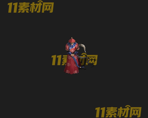传奇人物NPC素材 动态高清PNG序列帧—NPC20260507-173