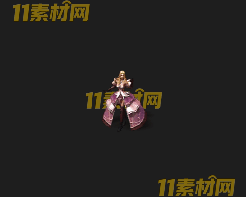 传奇人物NPC素材 动态高清PNG序列帧—NPC20260507-186