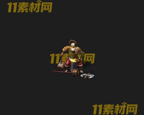 传奇人物NPC素材 动态高清PNG序列帧—NPC20260507-191
