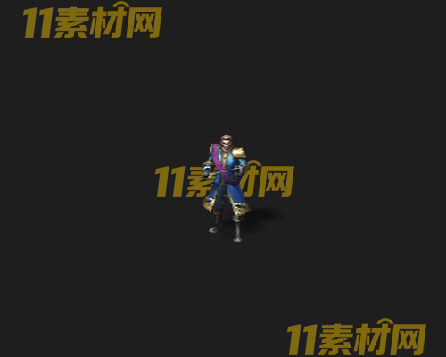 传奇人物NPC素材 动态高清PNG序列帧—NPC20260507-198