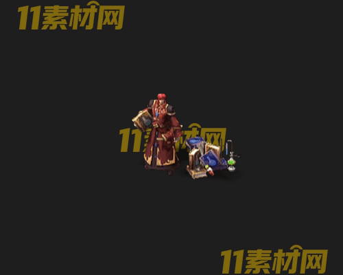 传奇人物NPC素材 动态高清PNG序列帧—NPC20260507-207