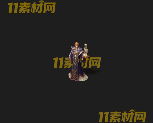 传奇人物NPC素材 动态高清PNG序列帧—NPC20260507-210