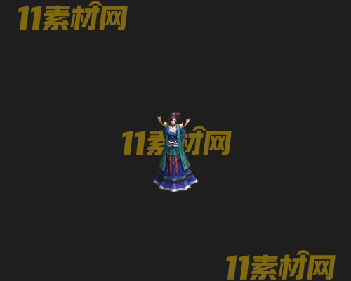 传奇人物NPC素材 动态高清PNG序列帧—NPC20260507-280