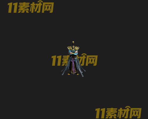 传奇人物NPC素材 动态高清PNG序列帧—NPC20260507-286