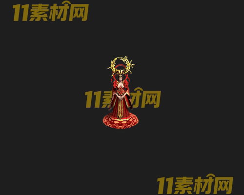 传奇人物NPC素材 动态高清PNG序列帧—NPC20260507-291