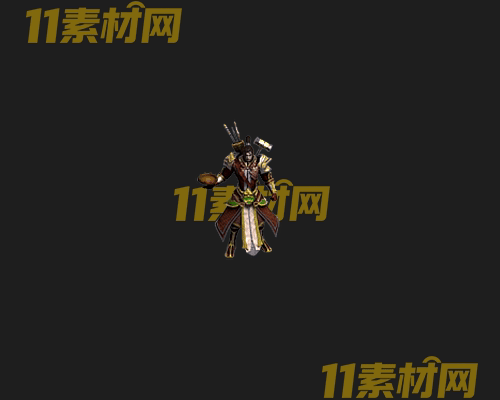 传奇人物NPC素材 动态高清PNG序列帧—NPC20260507-298
