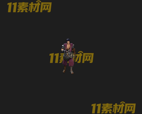 传奇人物NPC素材 动态高清PNG序列帧—NPC20260507-81