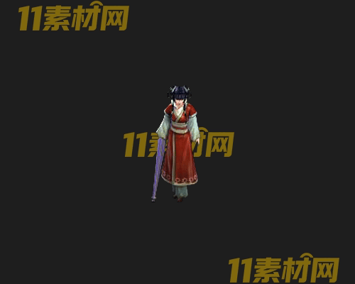 传奇人物NPC素材 动态高清PNG序列帧—NPC20260507-84