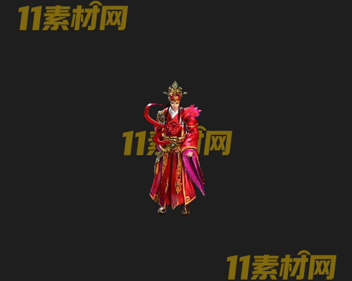 传奇人物NPC素材 动态高清PNG序列帧—NPC20260507-95