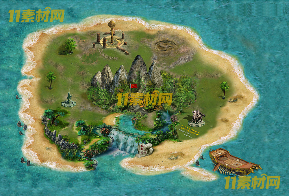 传奇真彩地图素材 超清地图—DT20260506-128