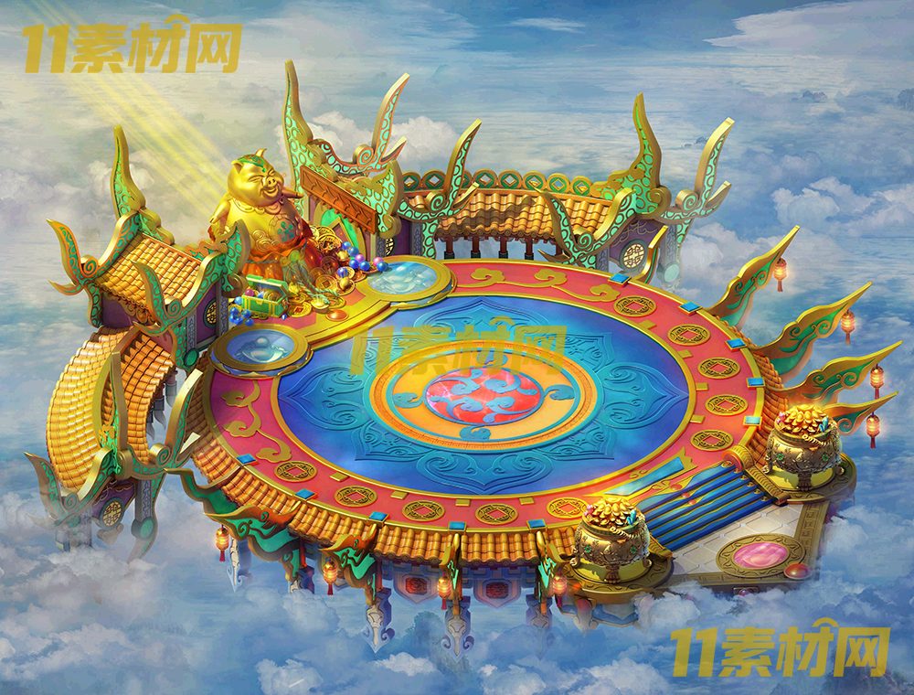 传奇真彩地图素材 十二生肖超清地图—DT20260510-12