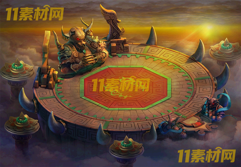 传奇真彩地图素材 十二生肖超清地图—DT20260510-2