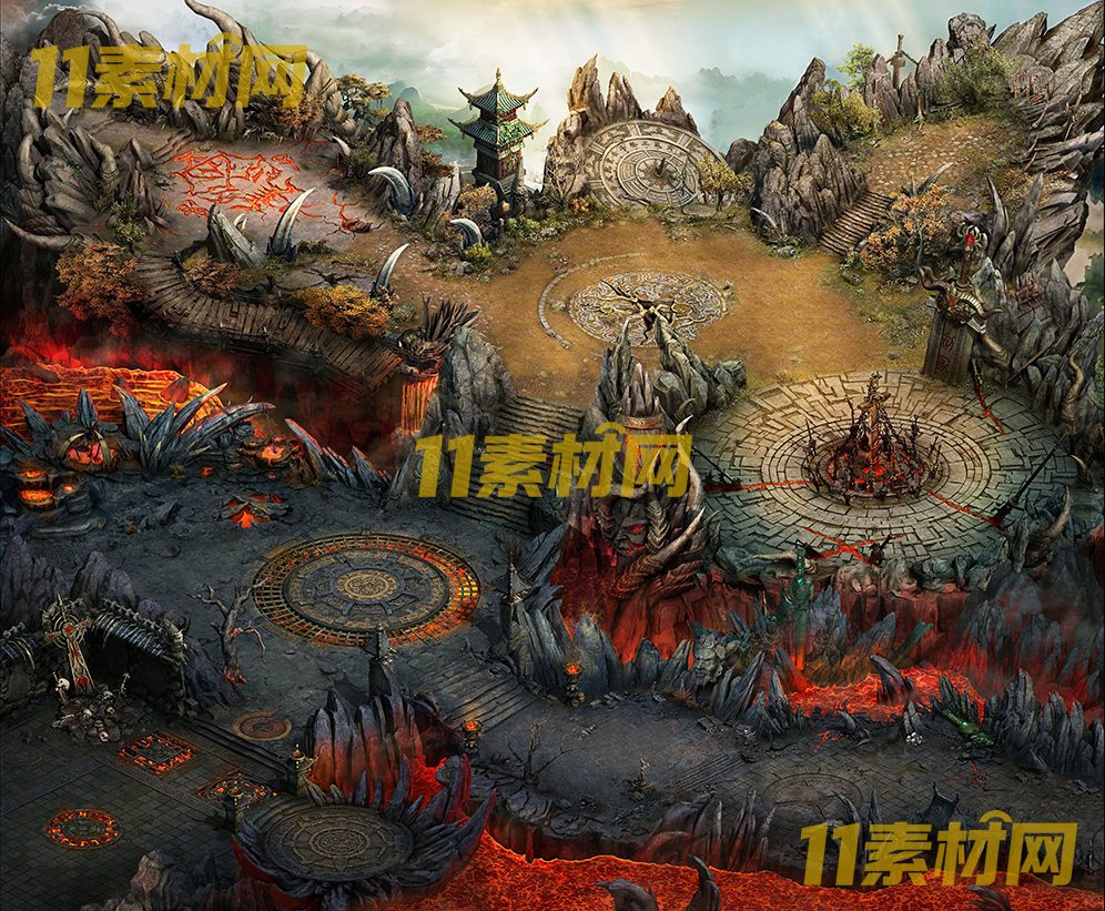 传奇真彩地图素材 超清地图—DT20260512-34