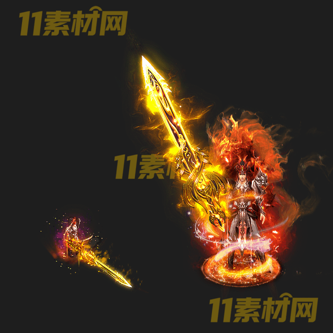 传奇剑甲素材 内外观高清PNG序列帧—JN20260517-26