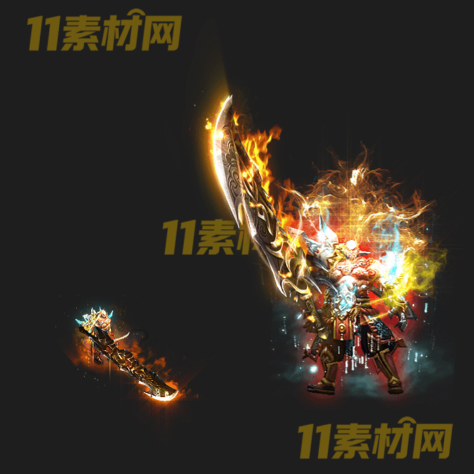 传奇剑甲素材 内外观高清PNG序列帧—JN20260517-32