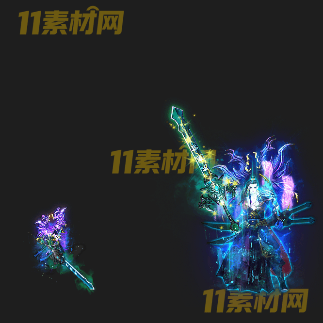 传奇剑甲素材 内外观高清PNG序列帧—JN20260518-108