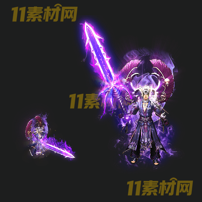 传奇剑甲素材 内外观高清PNG序列帧—JN20260520-16