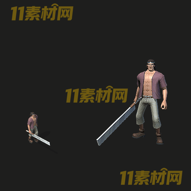 传奇时装素材 海贼王一体时装高清PNG序列帧—SZ20260520-56