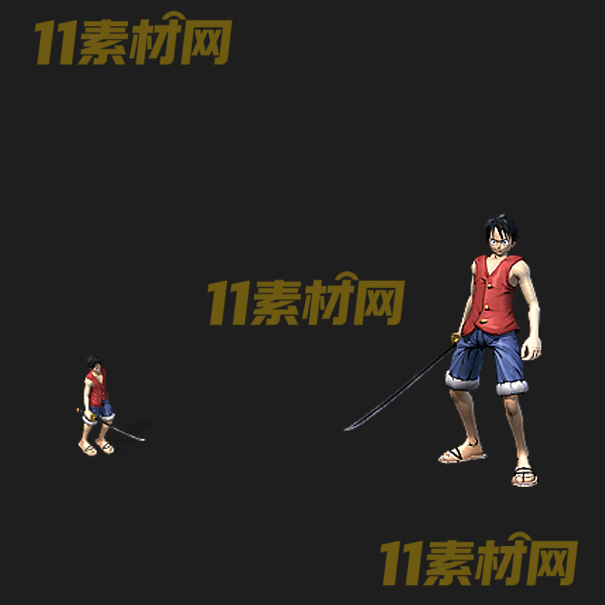 传奇时装素材 海贼王一体时装高清PNG序列帧—SZ20260520-61
