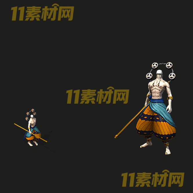 传奇时装素材 海贼王一体时装高清PNG序列帧—SZ20260520-63