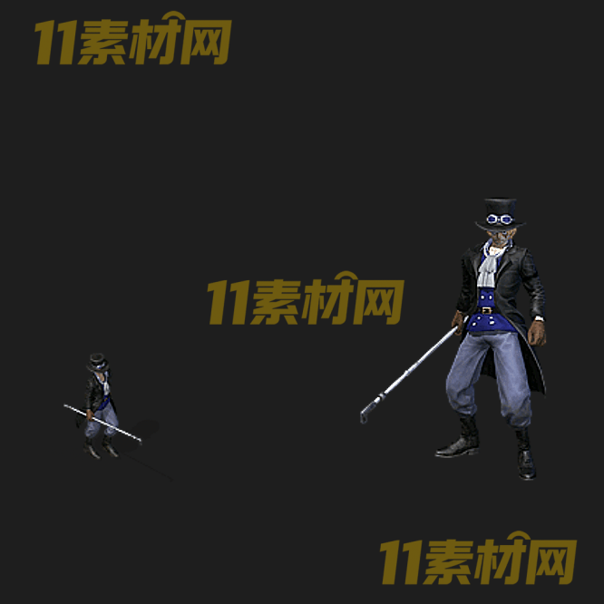 传奇时装素材 海贼王一体时装高清PNG序列帧—SZ20260520-65