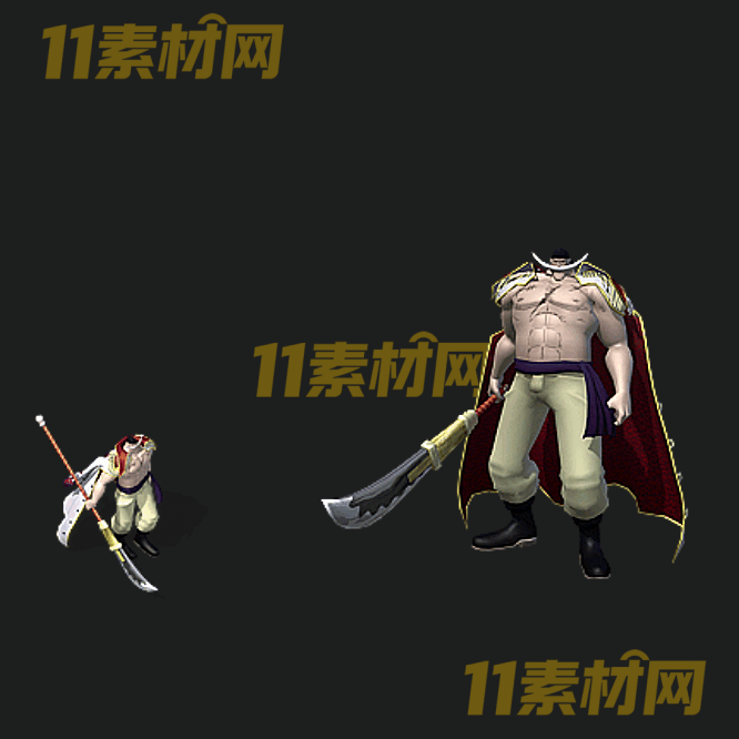 传奇时装素材 海贼王一体时装高清PNG序列帧—SZ20260520-67