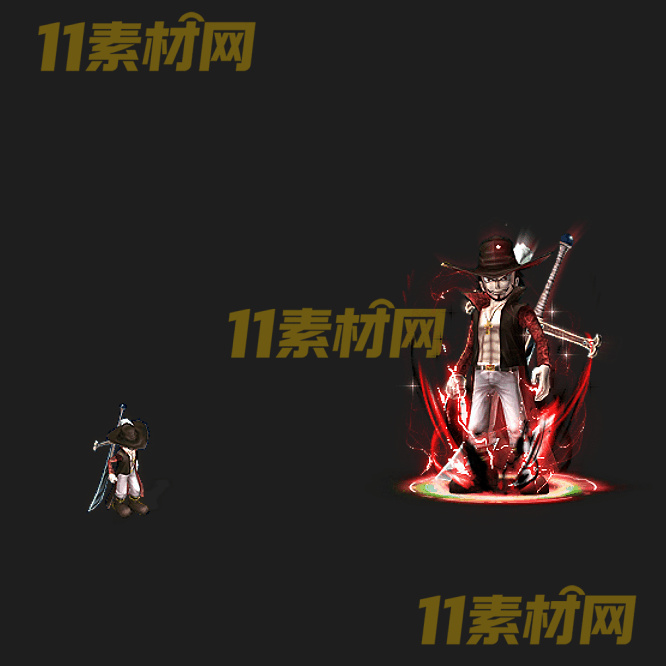 传奇时装素材 海贼王一体时装高清PNG序列帧—SZ20260520-68