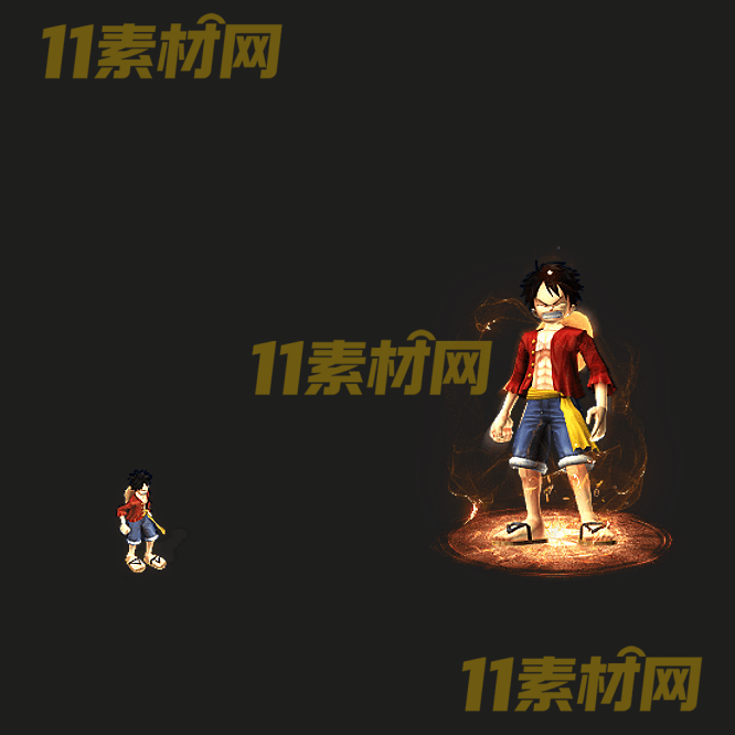 传奇时装素材 海贼王一体时装高清PNG序列帧—SZ20260520-70