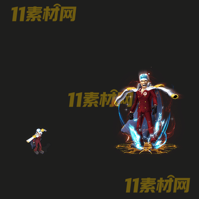 传奇时装素材 海贼王一体时装高清PNG序列帧—SZ20260520-72