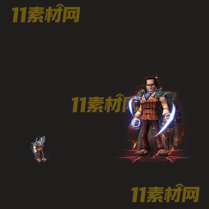 传奇时装素材 海贼王一体时装高清PNG序列帧—SZ20260520-75
