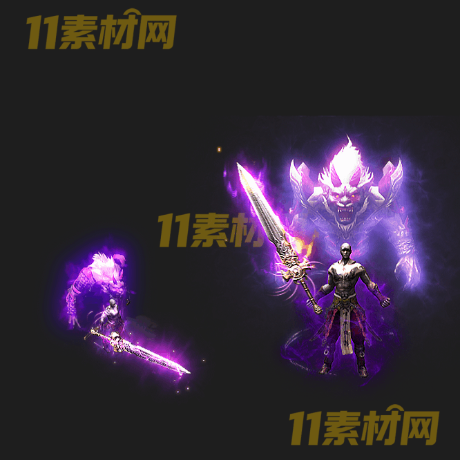 传奇剑甲素材 内外观高清PNG序列帧—JN20260521-5
