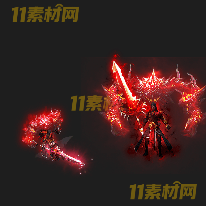 传奇剑甲素材 内外观高清PNG序列帧—JN20260521-8