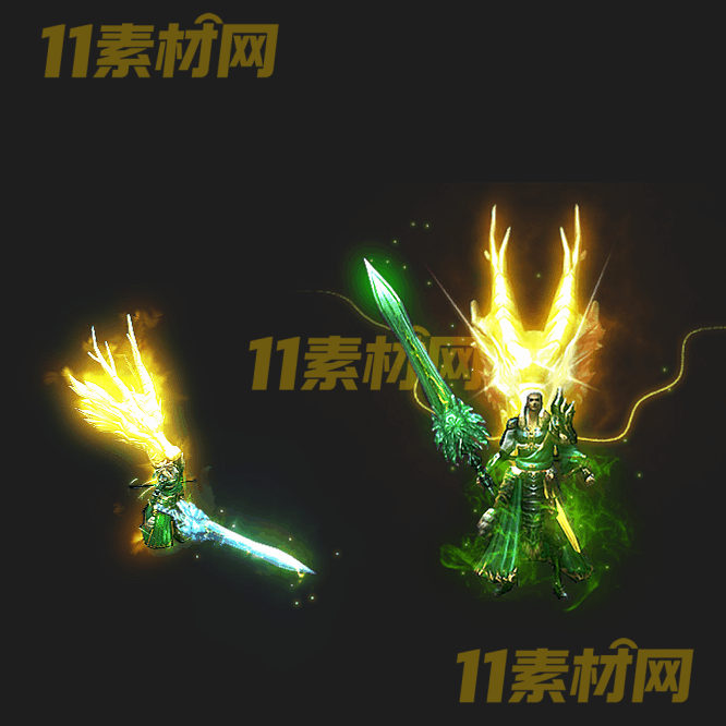 传奇剑甲素材 内外观高清PNG序列帧—JN20260521-9